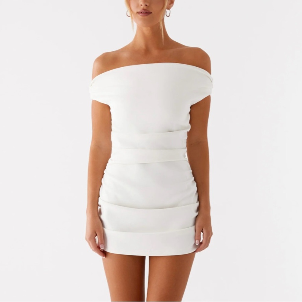 PEPPERMAYO Morgan Off-Shoulder Mini Dress